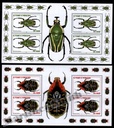 São Tomé & Príncipe 2001 Yvert 1325-28, Fauna, Insects , Beetles - Sheetlet - Detail 1