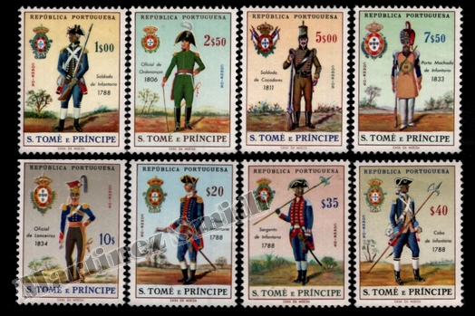 Sao Tomé & Príncipe 1965 Yvert 391-98, Military Uniforms - MNH