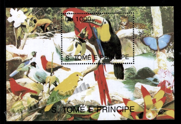 São Tomé-et-Príncipe 1991 Yvert BF 141, Faune, Oiseaux - MNH
